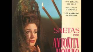 ANTOÑITA MORENO CANTA POR SAETAS A MÁLAGA [upl. by Anikehs587]