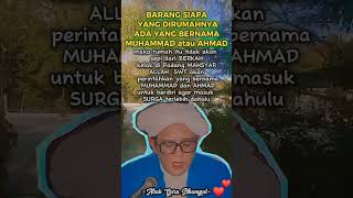 Keistimewaan Nama Muhammad amp Ahmad short [upl. by Eimmat]