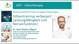 Höhentherapie IHHT verbessert Leistungsfähigkeit und Nervenfunktion [upl. by Nofets]