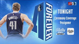 Dirk Nowitzkis Jersey Retirement Ceremony [upl. by Larcher80]