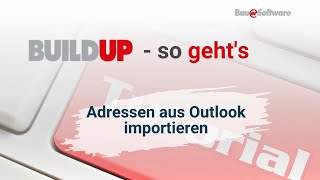 Adressen aus Outlook importieren [upl. by Enirok]