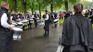 Inveraray amp District Pipe Band Drum Corp Medley Practice  UK Championships [upl. by Kolva713]