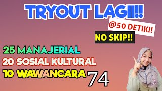 🔴TRYOUT PPPK LAGI SPESIAL 3 KOMPETENSI  55 SOAL MANAJERIAL SOSIAL KULTURAL WAWANCARA PPPK 2023 [upl. by Anitak133]