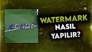 WATERMARK TEXT NASIL YAPILIR  Alight Motion  ScouT [upl. by Torie]