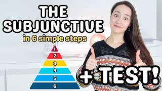 THE SUBJUNCTIVE in 6 simple steps  TEST I suggest that you watch this lesson [upl. by Carlton]