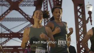 2023 Portland Marathon by OHSU Health Half Marathon Praveen Sharabu [upl. by Alyag218]