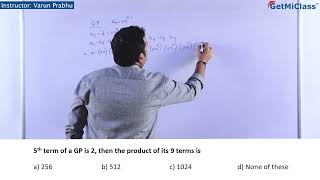 GP Term Product Formula Explained KCET 11th Mathematics Sequence And Series [upl. by Dyrraj]