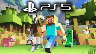 MINECRAFT PS5 Gameplay [upl. by Adrial]