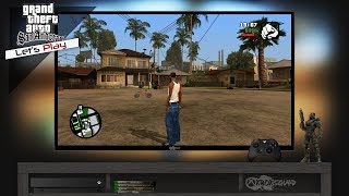 GTA San Andreas  Retour à Grove Street sur Xbox One X [upl. by Nnyleahs874]