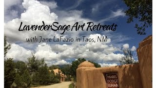 LavenderSage Art Retreat Taos NM 2016 [upl. by Adnilec]