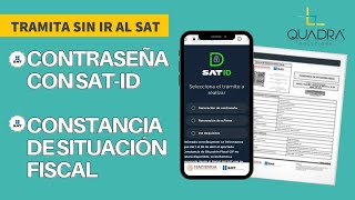 GENERA tu Contraseña en SAT ID y DESCARGA tu CONSTANCIA de situación fiscal [upl. by Claudina]