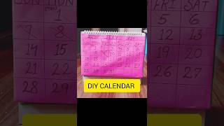 Easy Calendar making from waste 👍diy calendar 2024bestoutofwaste [upl. by Anoirtac458]