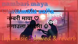 nambari maya ♡ sataula saila ♧  नम्बरी माया ♡ साटाउला ♤ साईला fili song 🎵 slowedampreverb lofiboy [upl. by Egreog]