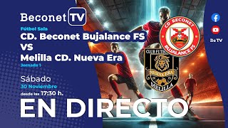 🔴 DIRECTO ⚽ CD Beconet Bujalance FS – Melilla Nueva Era FS Jornada 12 G5 2ªDivB [upl. by Anir]