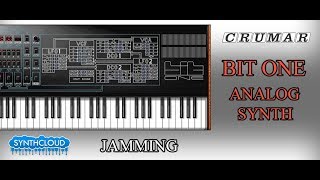 CRUMAR BIT ONE ANALOG SYNTH [upl. by Araec656]