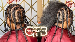 QTHEBRAIDER Easy Stitch Braid Tutorial for Beginners Mens Hair [upl. by Mya]