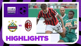 Rapid Vienna 11 AC Milan  PreSeason Friendly  Match Highlights [upl. by Brighton]