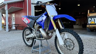 Fixing My CRASHED YZ250 with Grandpa amp RIPPING the Track [upl. by Noeruat]