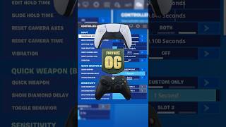 The New Best OG Fortnite Controller Settings for AIM Gloomzy [upl. by Hilel]