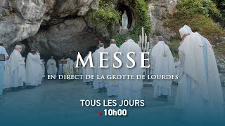 Messe de lAssomption de la Vierge Marie depuis Lourdes  15082024 [upl. by Secor]