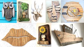 Scrap Wood Wall Art Ideas [upl. by Petie]