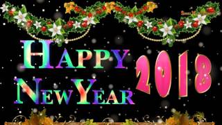 Happy New Year 2018 Wishes Images Quotes Whatsapp Animation Special Video Greetings [upl. by Teteak413]