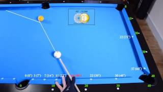 Side Pocket Cut Shots Drill  Angle Fraction Ball Aiming System  Pool amp Billiard training lesson [upl. by Neeka293]