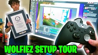 Wolfiez FINALLY SHOWS his Room Tour  Fortnite Setup Controller [upl. by Afaw]