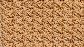 Spiked Sedge Stitch  How to Crochet [upl. by Jerrie862]