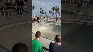 Skateboarding At Venice Beach Skate Park [upl. by Molton]