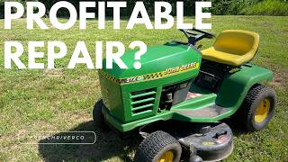 John Deere STX 38 Repair Tutorial Engine Deck and More [upl. by Aytnahs]