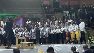 Holy Cross Budiriro 2024 Archdiocese Choir Competitions kana tichipira muviri neropa raKristo [upl. by Aihseya921]