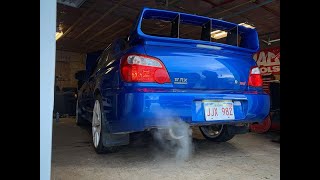 2005 STI cold start warm up [upl. by Ajroj]