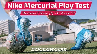 Nike Mercurial Superfly 7 amp Vapor 13 Play Test and Review On Field [upl. by Venator]