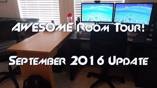 I Rearranged My WHOLE Office  Office Tour September 2016 [upl. by Edyaw]