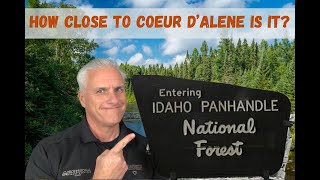 Lets Drive from Coeur d Alene Idaho to the Idaho National Foreststhis wont take long [upl. by Enylorac]