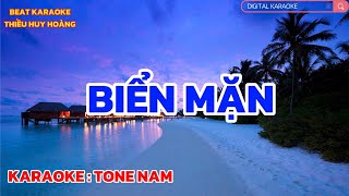 Karaoke Biển Mặn Tone Nam 78 [upl. by Ardnuas]