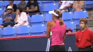 Yanina Wickmayer heckled by a child in Montreal [upl. by Fariss]