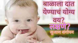 Baby teething symptomsTeething symptomsBaby teethबाळाला दात कधी येतात बाळाला दात येण्याची लक्षणे [upl. by Salahi]