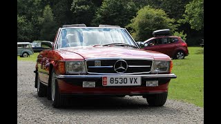 Hamsterley Forest Classic amp Retro Car ShowMeet Forestry England County Durham Uk [upl. by Arrahs]