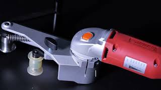 SUHNERs Cordless pipe belt grinder ATG 9R [upl. by Ayihsa]