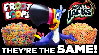 Food Theory Froot Loops and Apple Jacks Are SECRETLY The Same [upl. by Newell939]