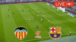 🛑LIVE BARCELONA Vs VALENCIA LIVE MATCH  SPANISH LALIGA LIVE STREAM FULL MATCH  eFOOTBALL PES21 [upl. by Ebeohp]