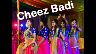 Cheez Badi  Machine  WeddingHolud Dance Performance  Bollywood [upl. by Klos]