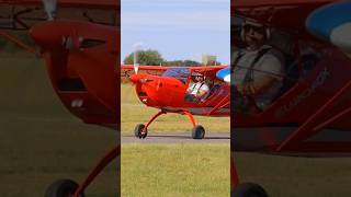 Aeropro Eurofox GCMOB taxiing on runaway plane lightaircraft smallplane [upl. by Allison]