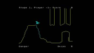 Hello world  Penetrator  Landscape editor ZX Spectrum 1982 [upl. by Nagiem]