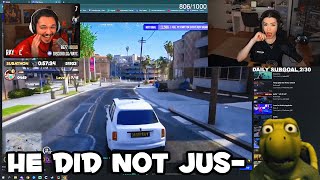 Ray Reacts to Funny GTA RP Clips [upl. by Sutherlan]