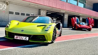 Driving new 2000bhp electric hypercar Lotus Evija on F1 track Portugal 2024 [upl. by Nelson]