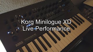 Korg Minilogue XD Live Performance 3 [upl. by Naivaf736]