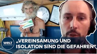 RETTUNG NACH DREI MONATEN Australischer Segler mit treuer Hündin wieder auf dem Festland [upl. by Guinn]